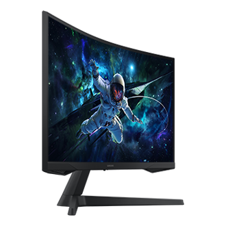 27" Odyssey G5 G55C QHD 165Hz Curved Gaming Monitor L-Dynamic Black 