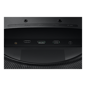 27" Odyssey G5 G55C QHD 165Hz Curved Gaming Monitor Detail-Connectivity1 Black 