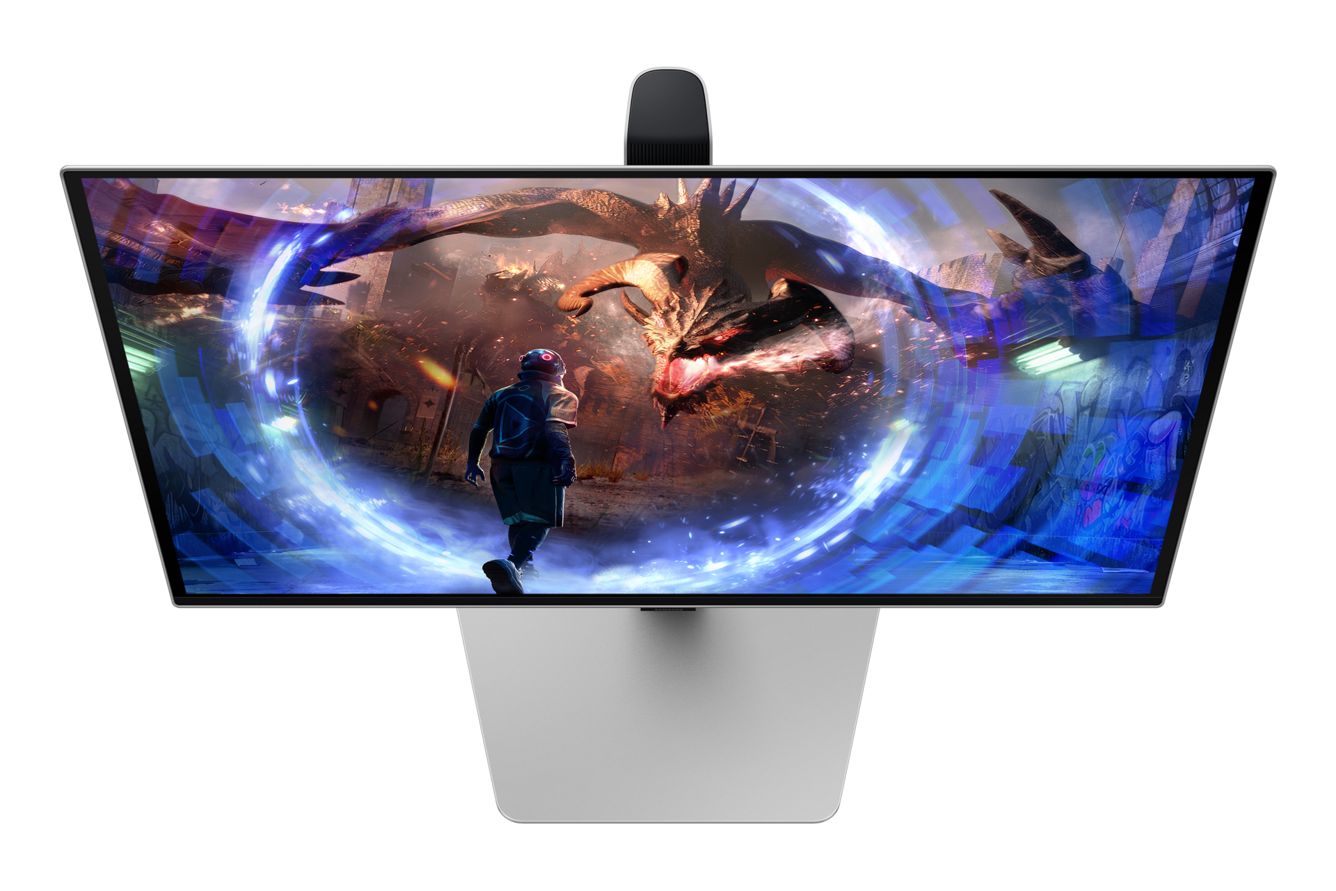 27" Odyssey OLED G6 G60SD QHD 360Hz Gaming Monitor Detail1 Silver 