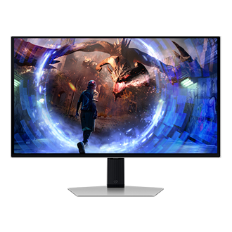 27" Odyssey OLED G6 G60SD QHD 360Hz Gaming Monitor Front2 Silver 