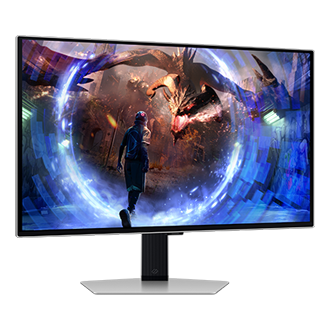 27" Odyssey OLED G6 G60SD QHD 360Hz Gaming Monitor Swivel2 Silver 