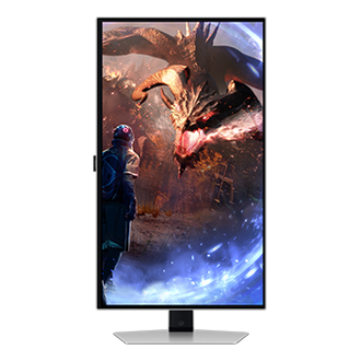 27" Odyssey OLED G6 G60SD QHD 360Hz Gaming Monitor Pivot Silver 