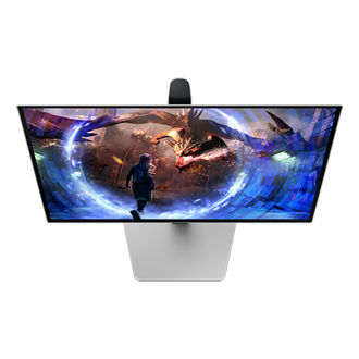 27" Odyssey OLED G6 G60SD QHD 360Hz Gaming Monitor Detail1 Silver 