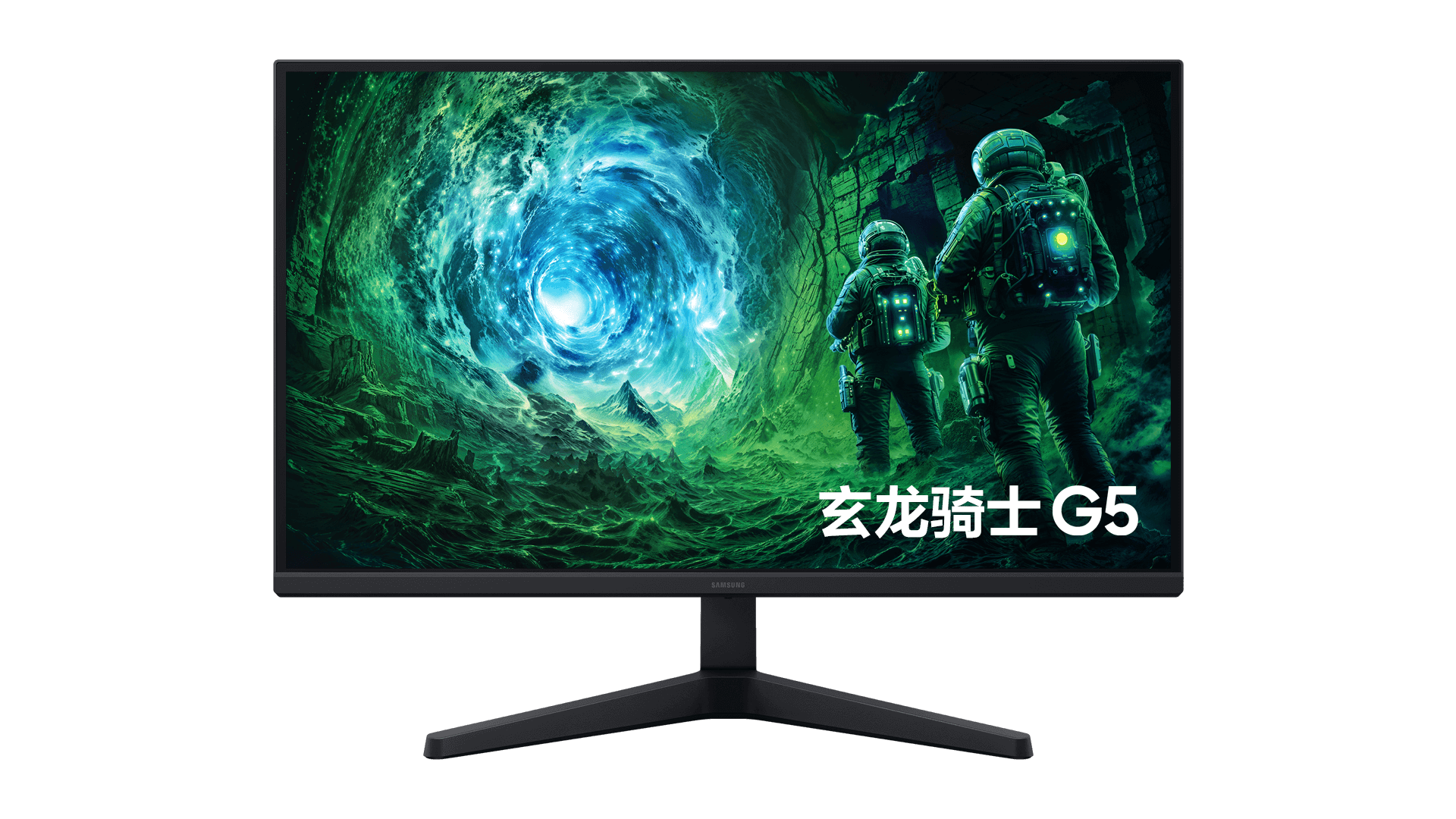 27" Odyssey G5 G53F QHD 200Hz Gaming Monitor Front Black 