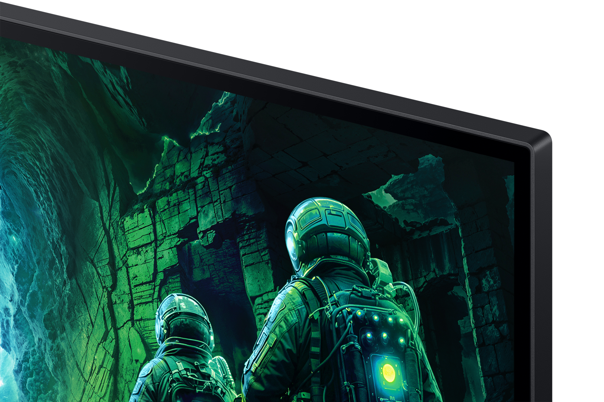 27" Odyssey G5 G53F QHD 200Hz Gaming Monitor Detail Black 