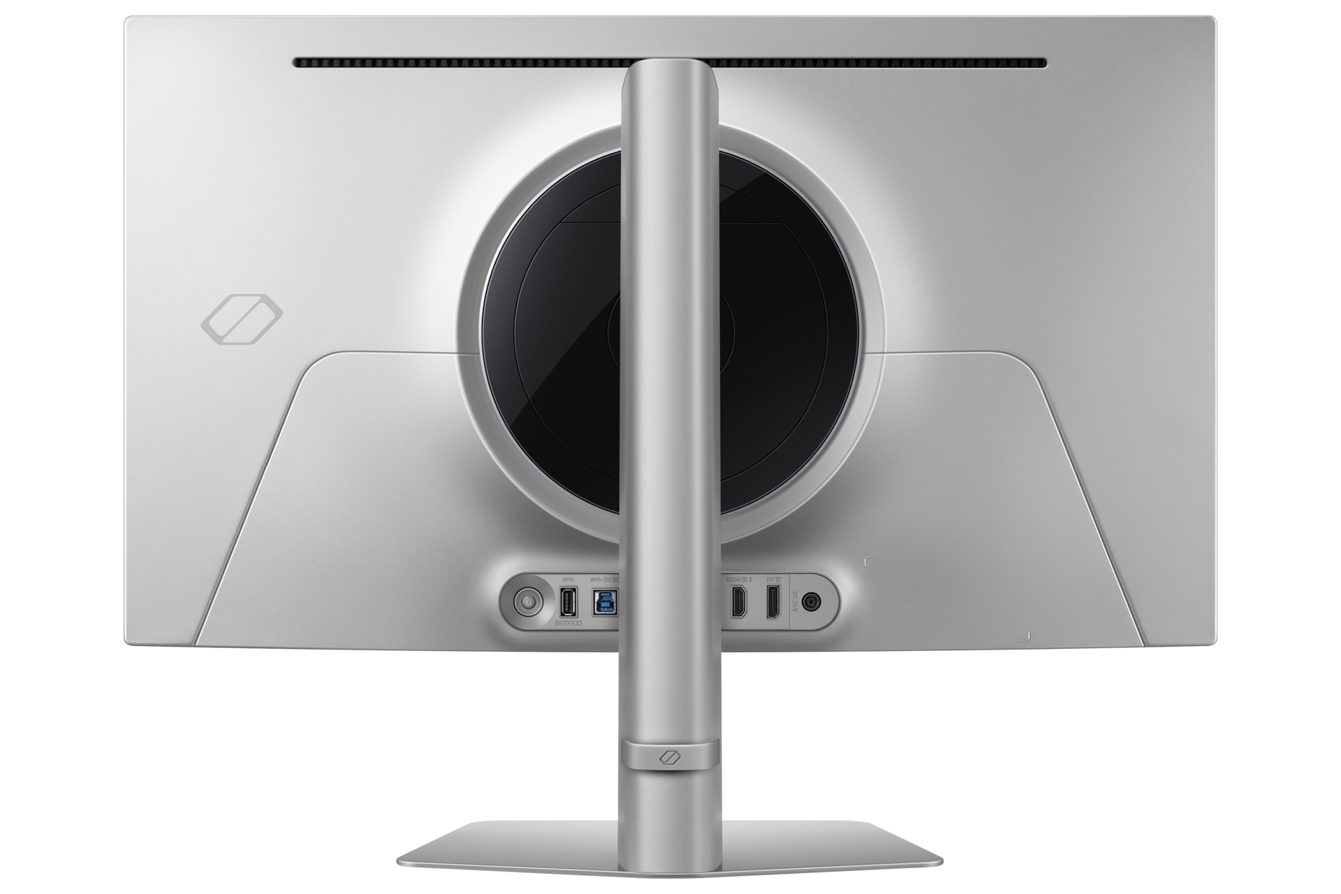 27" Odyssey OLED G8 G81SF 4K 240Hz Gaming Monitor Back2 Silver 