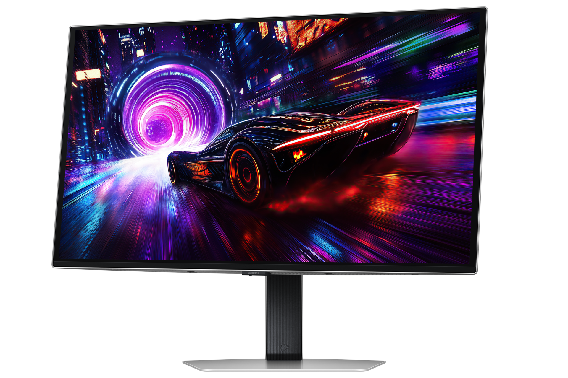 27" Odyssey OLED G8 G81SF 4K 240Hz Gaming Monitor Swivel1 Silver 