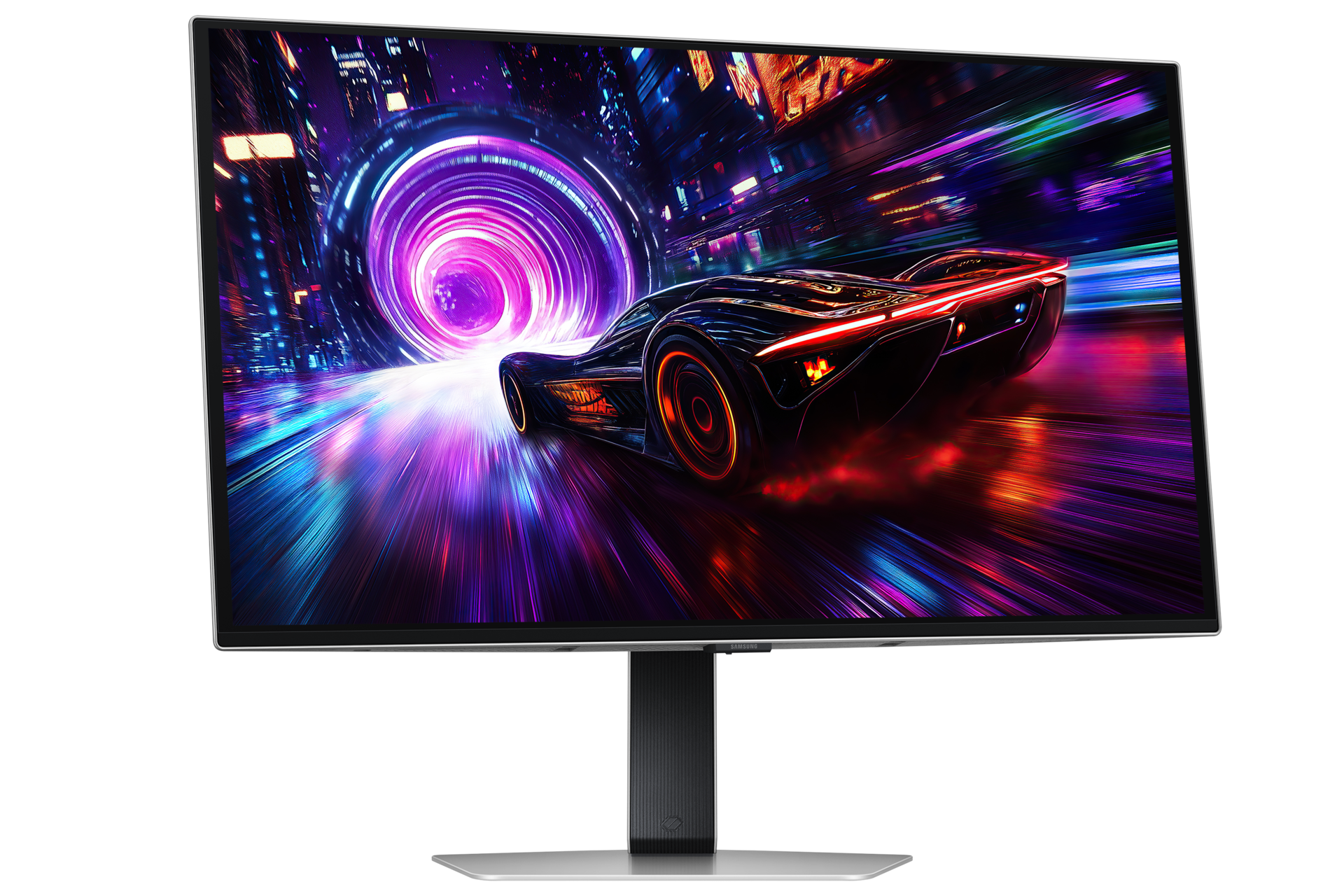 27" Odyssey OLED G8 G81SF 4K 240Hz Gaming Monitor Swivel2 Silver 