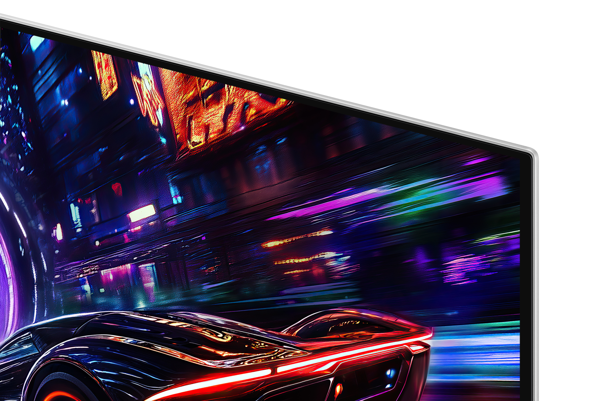 27" Odyssey OLED G8 G81SF 4K 240Hz Gaming Monitor Detail Silver 