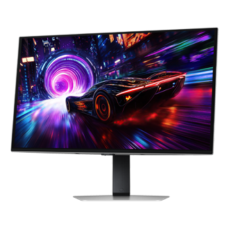 27" Odyssey OLED G8 G81SF 4K 240Hz Gaming Monitor Swivel1 Silver 