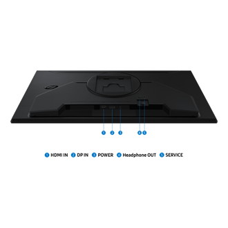 25/27 Inch Odyssey G4 G40H FHD 300Hz Gaming Monitor Detail-Connectivity Black 