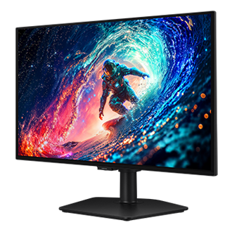 27 Inch Odyssey OLED G6 G61SH QHD 240Hz Gaming Monitor R-perspective Black 