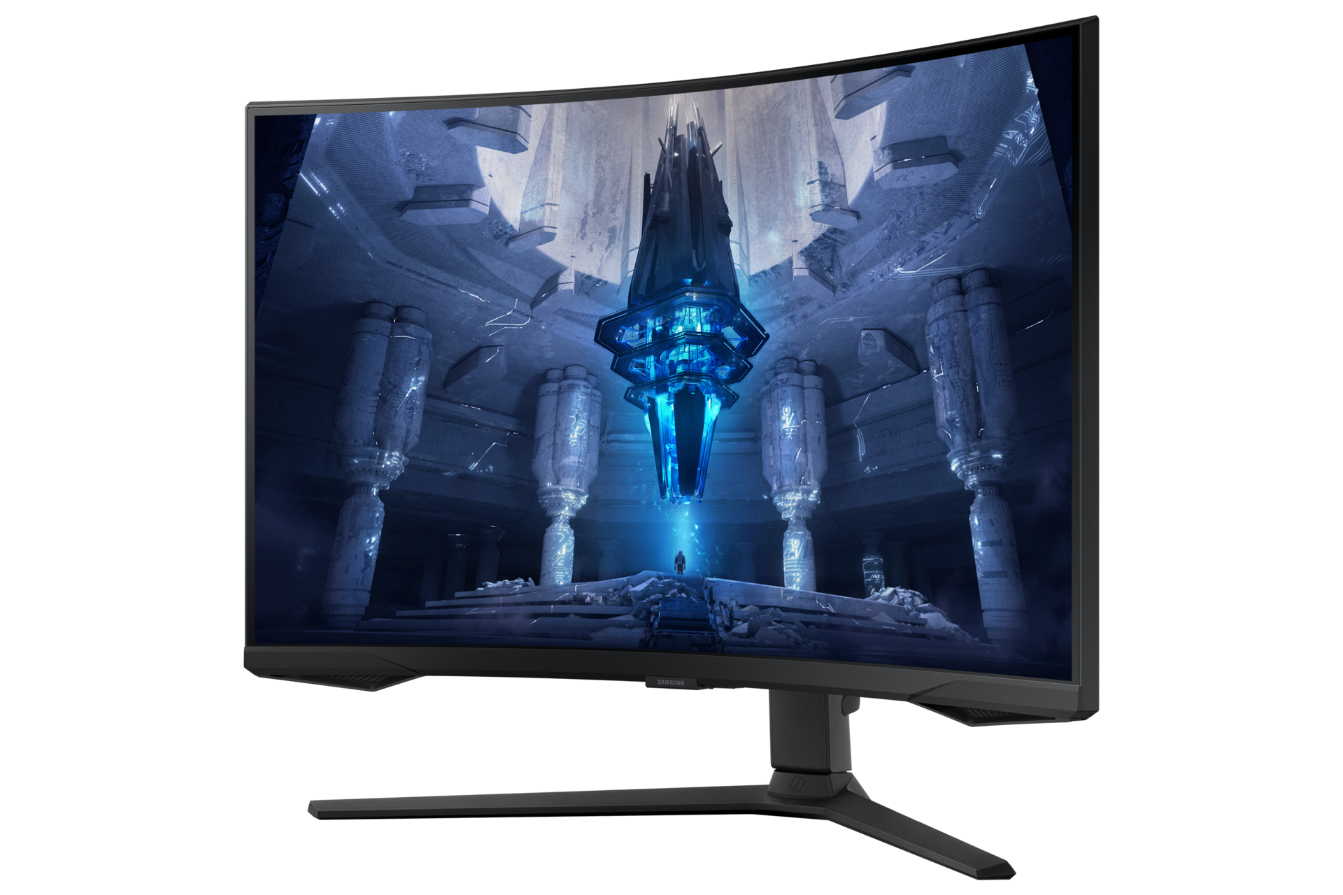 32" Odyssey Neo G7 G75NB 4K 165Hz Gaming Monitor R-Perspective Black 