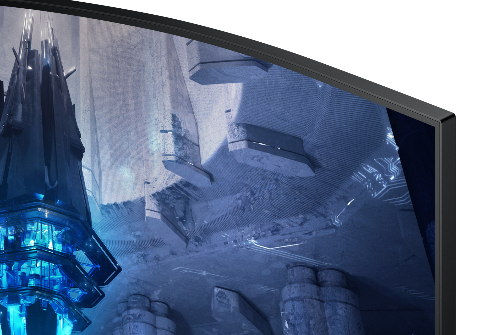 32" Odyssey Neo G7 G75NB 4K 165Hz Gaming Monitor Detail-Bezel Black 