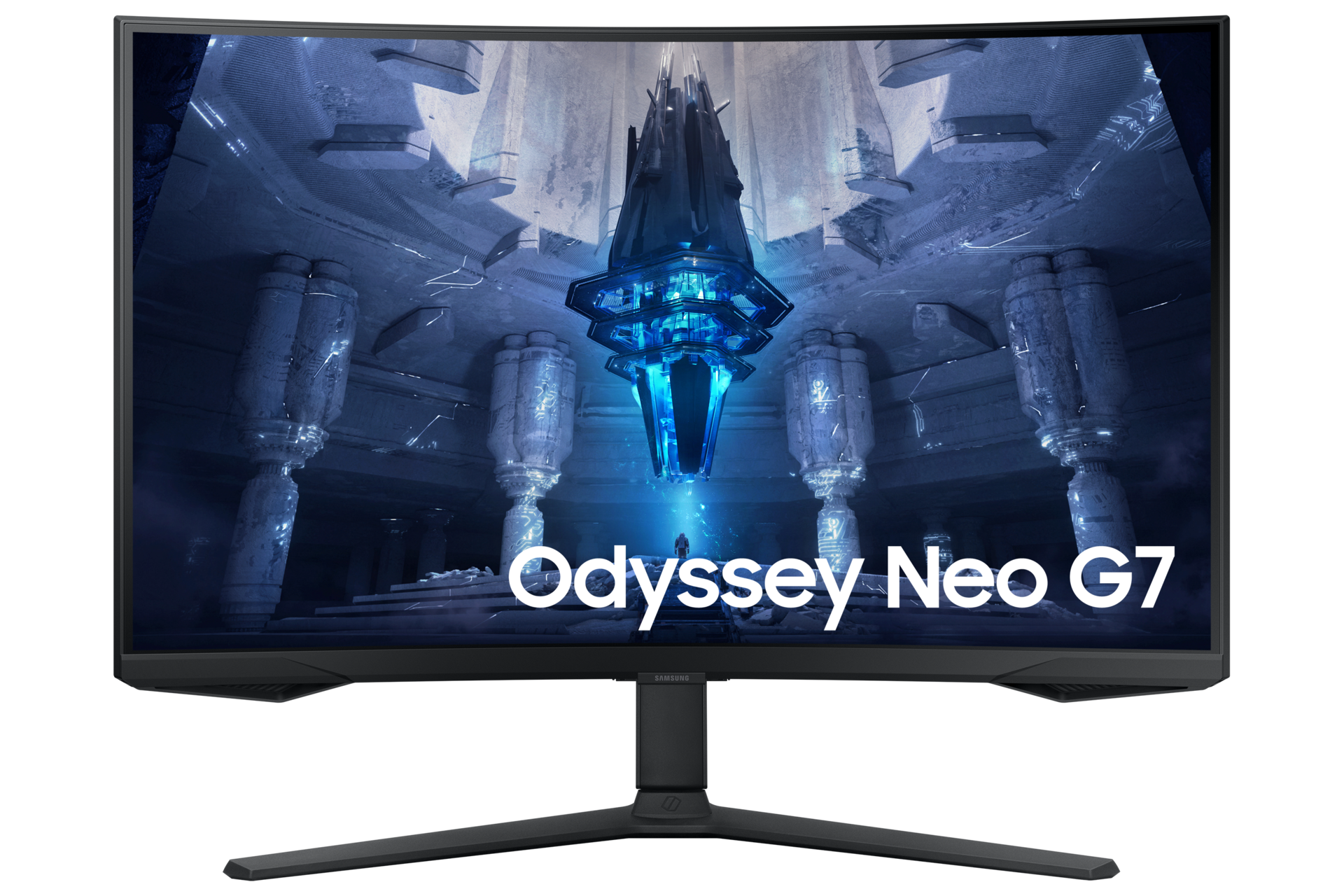 32\" Odyssey Neo G7 G75NB 4K 165Hz Gaming Monitor Front Black 