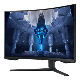32" Odyssey Neo G7 G75NB 4K 165Hz Gaming Monitor R-Perspective Black 