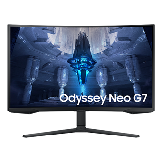 32" Odyssey Neo G7 G75NB 4K 165Hz Gaming Monitor Front Black 