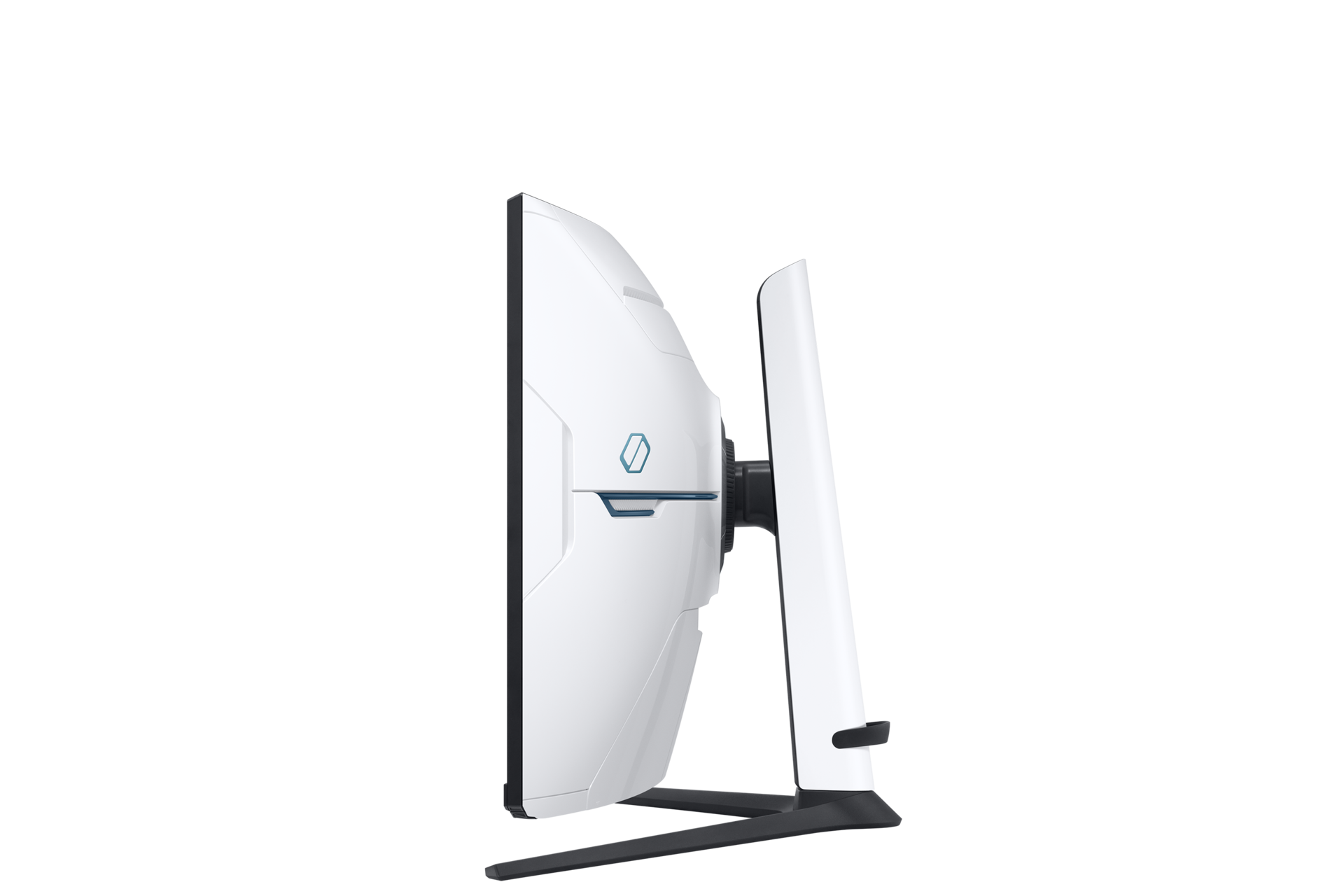 32" Odyssey Neo G8 G85NB 4K 240Hz Gaming Monitor R-Side-Down White 