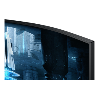 32" Odyssey Neo G8 G85NB 4K 240Hz Gaming Monitor Detail-Bezel White 