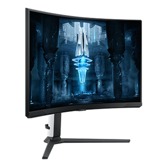 32" Odyssey Neo G8 G85NB 4K 240Hz Gaming Monitor L-Perspective White 