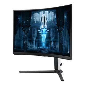 32" Odyssey Neo G8 G85NB 4K 240Hz Gaming Monitor R-Perspective White 