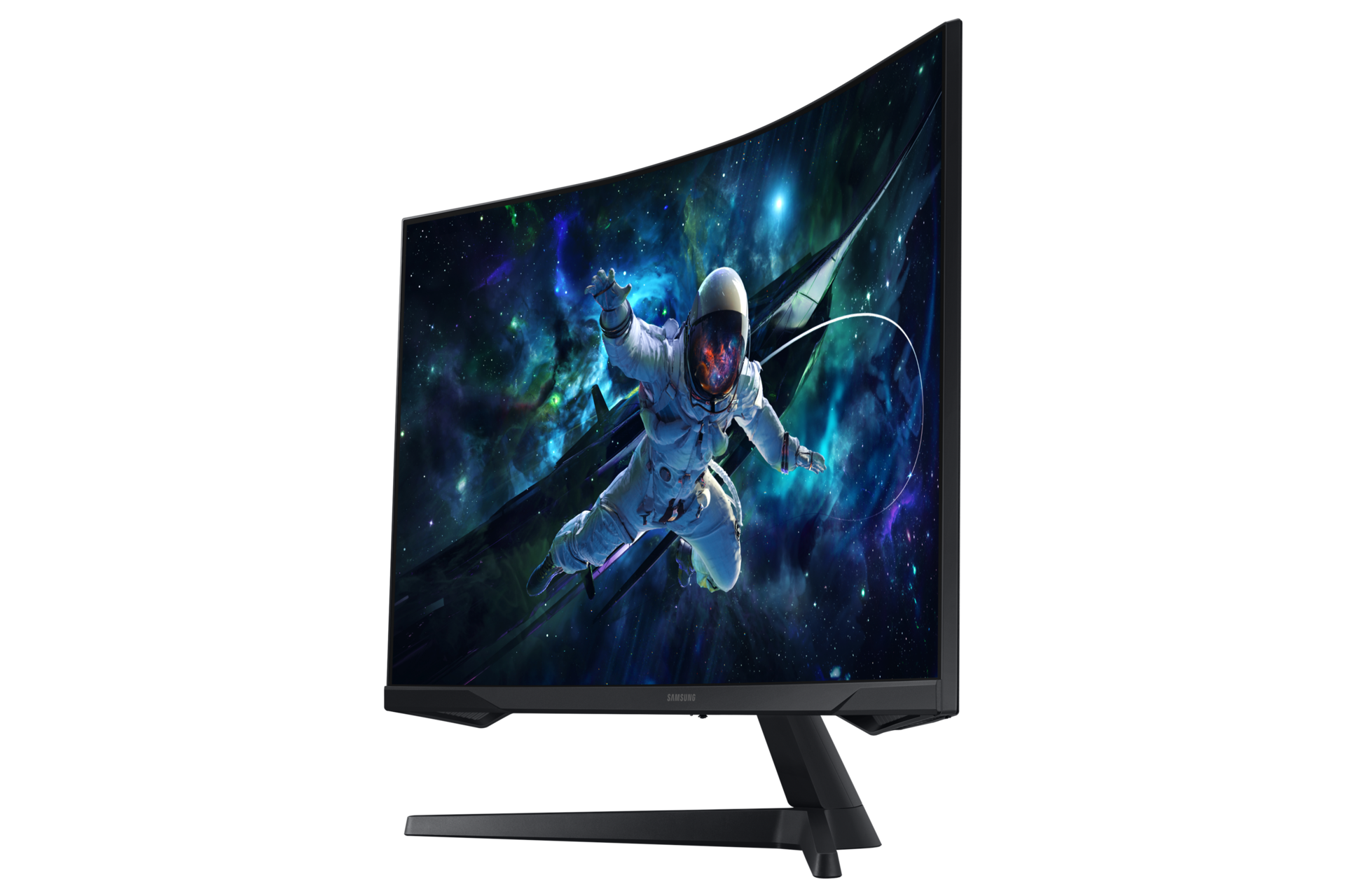 32" Odyssey G5 G55C QHD 165Hz Curved Gaming Monitor R-Dynamic Black 