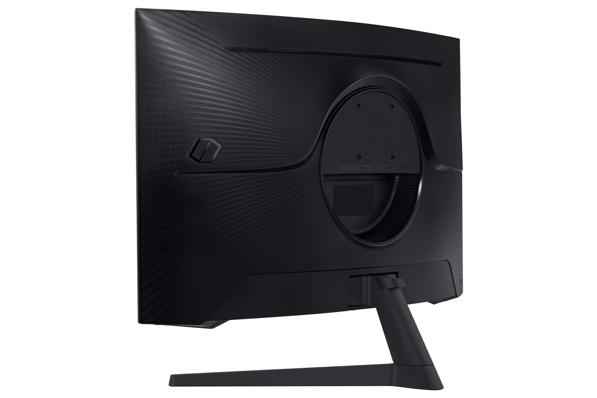 32" Odyssey G5 G55C QHD 165Hz Curved Gaming Monitor Back-L-Dynamic Black 