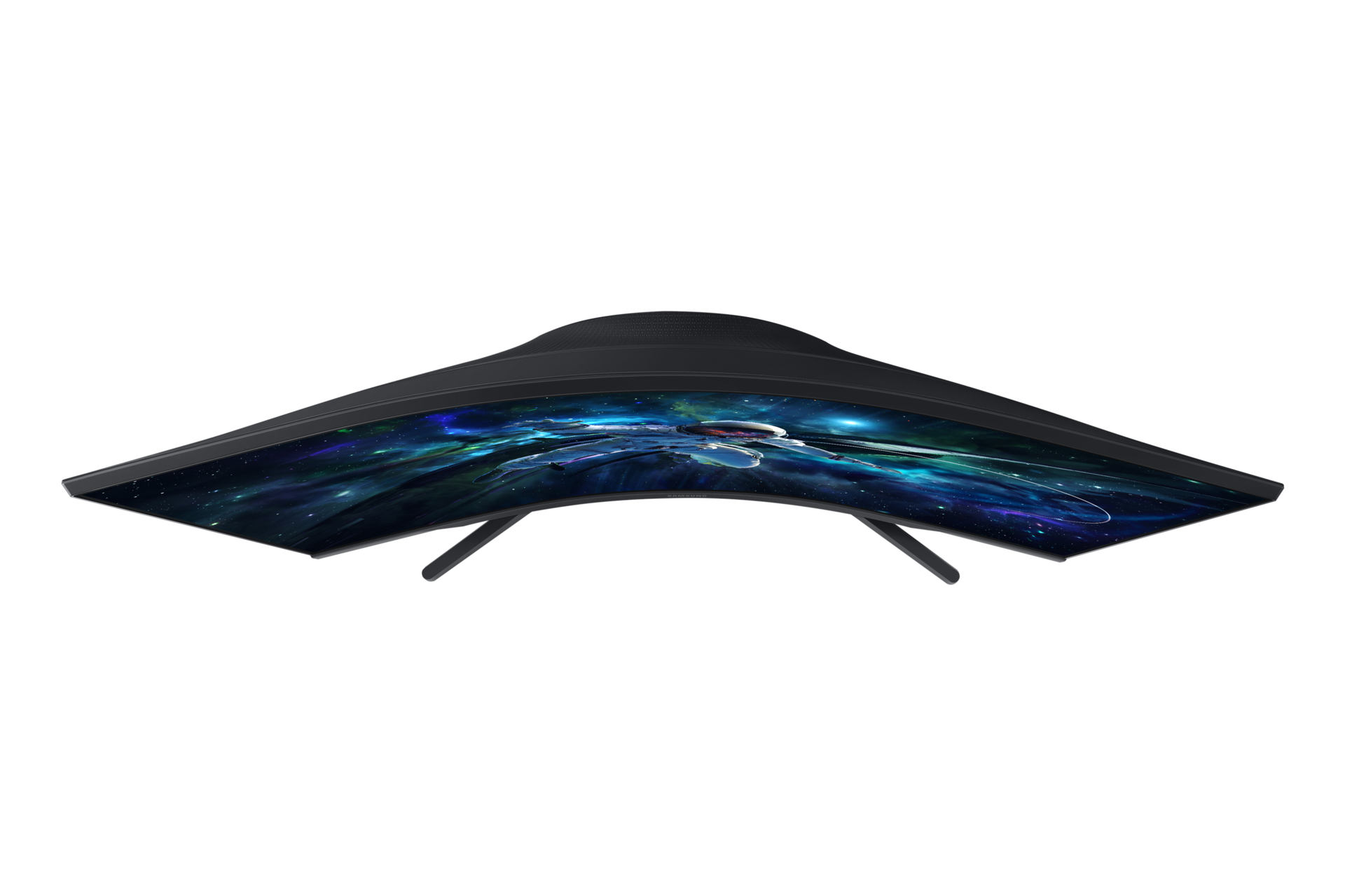 32" Odyssey G5 G55C QHD 165Hz Curved Gaming Monitor Top Black 