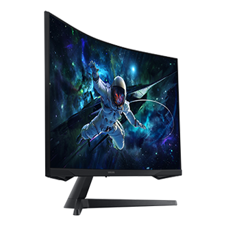32" Odyssey G5 G55C QHD 165Hz Curved Gaming Monitor L-Dynamic Black 