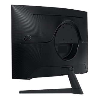 32" Odyssey G5 G55C QHD 165Hz Curved Gaming Monitor Back-L-Dynamic Black 
