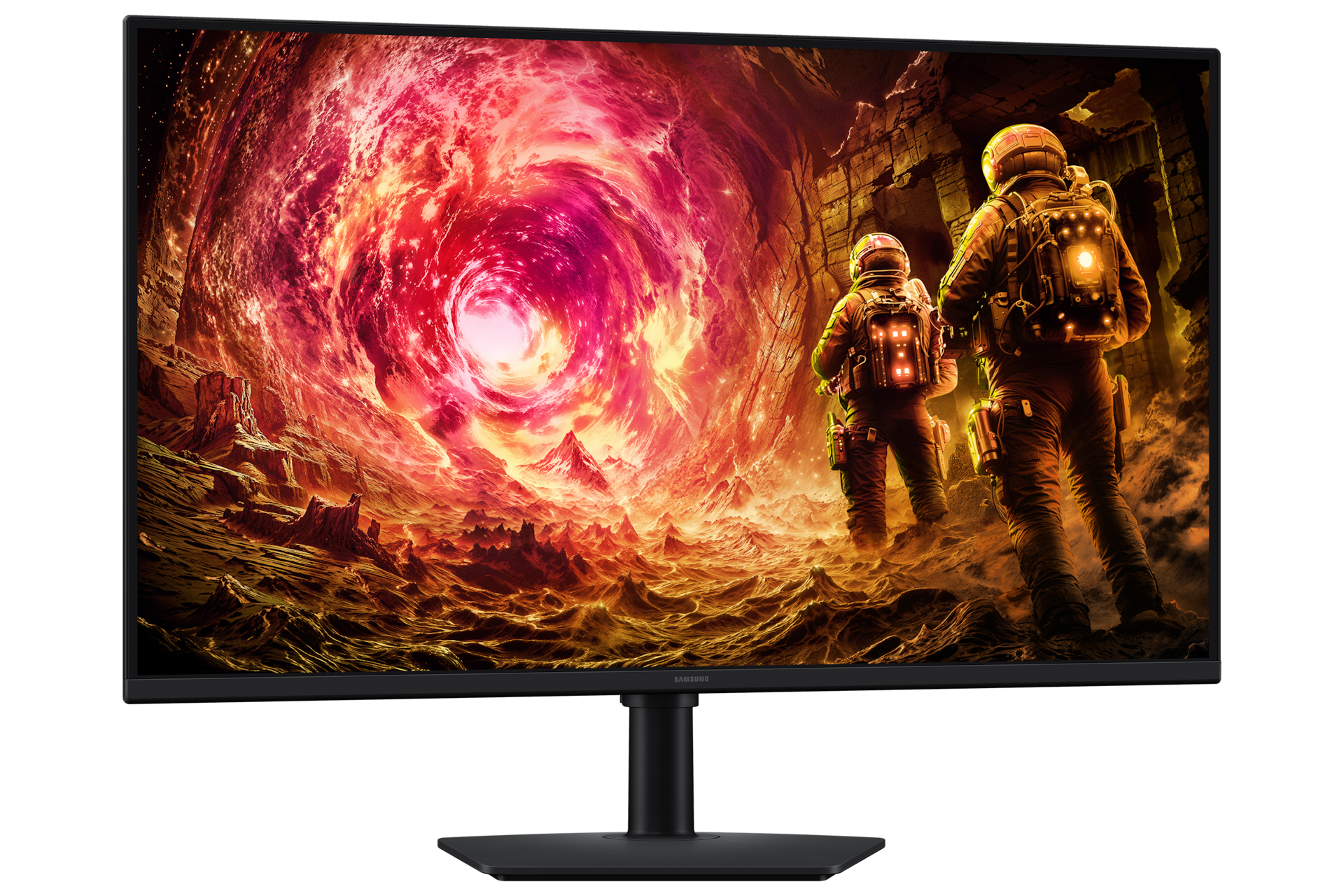 27/32" Odyssey G5 G50F QHD 180Hz Gaming Monitor Swivel2 Black 