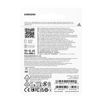  T7 microSD存储卡 Back-PKG Blue 