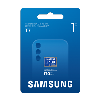  T7 microSD存储卡 Front-PKG Blue 