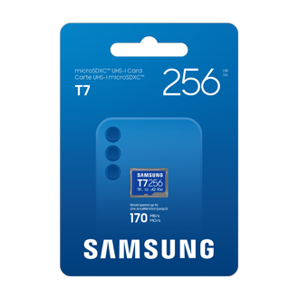  T7 microSD存储卡 Front-PKG Blue 