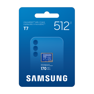  T7 microSD存储卡 Front-PKG Blue 