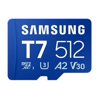  T7 microSD存储卡 Front Blue 