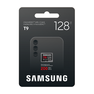 T9 microSD存储卡 Front-PKG Black 