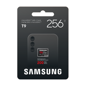 T9 microSD存储卡 Front-PKG Black 