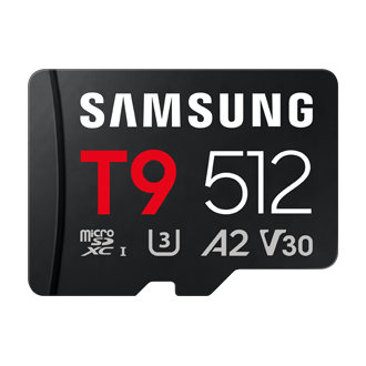 T9 microSD存储卡 Front Black 