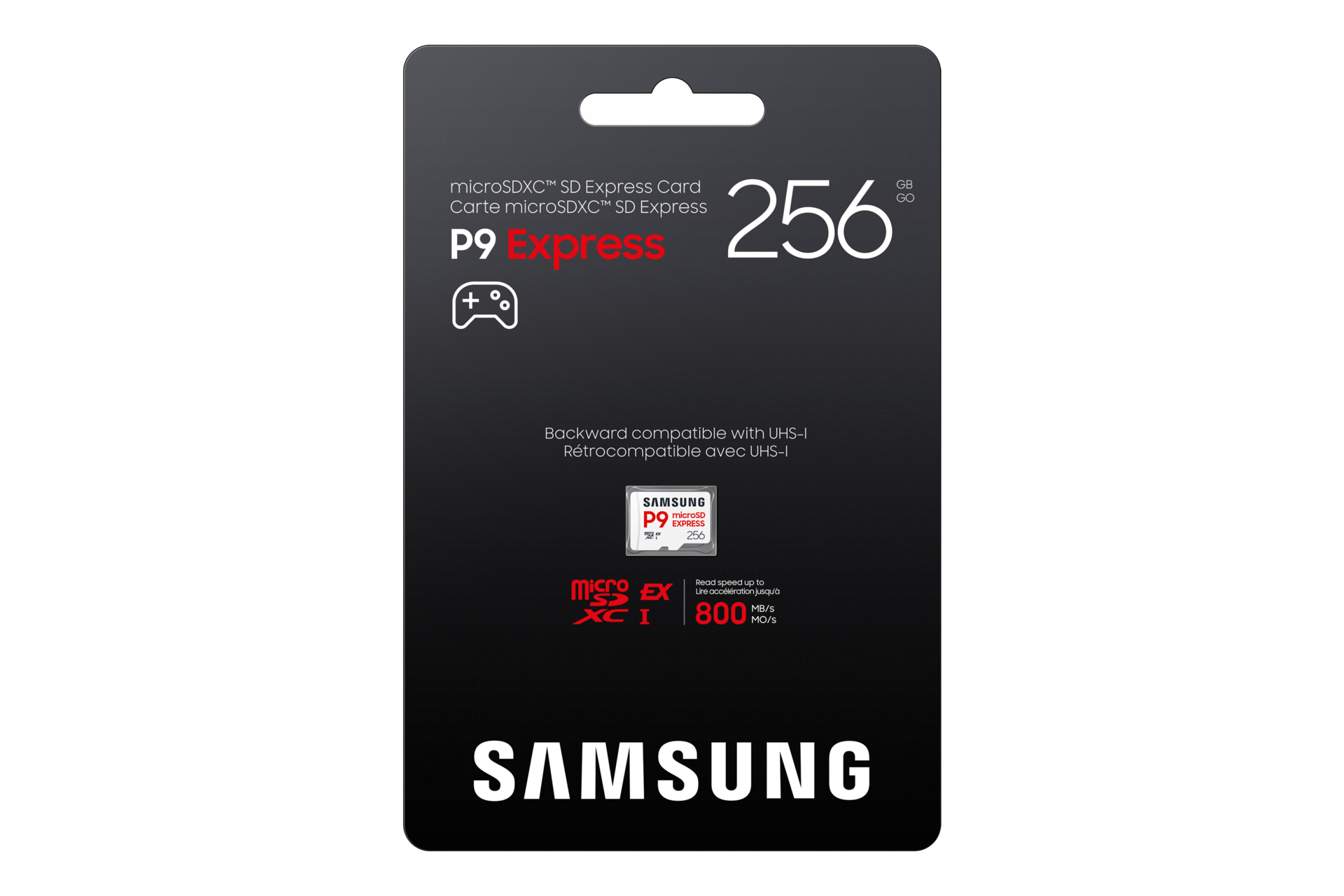microSD P9 Express高速存储卡 Front-PKG White 