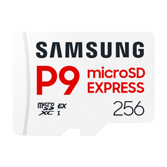 microSD P9 Express高速存储卡 Front White 