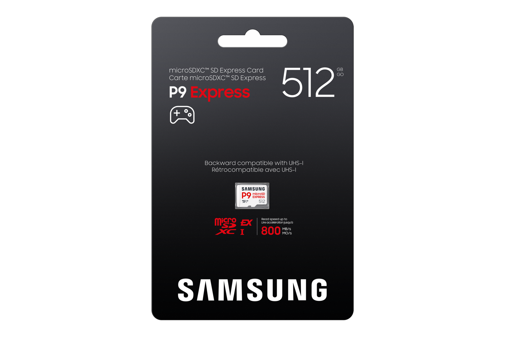 microSD P9 Express高速存储卡 Front-PKG White 