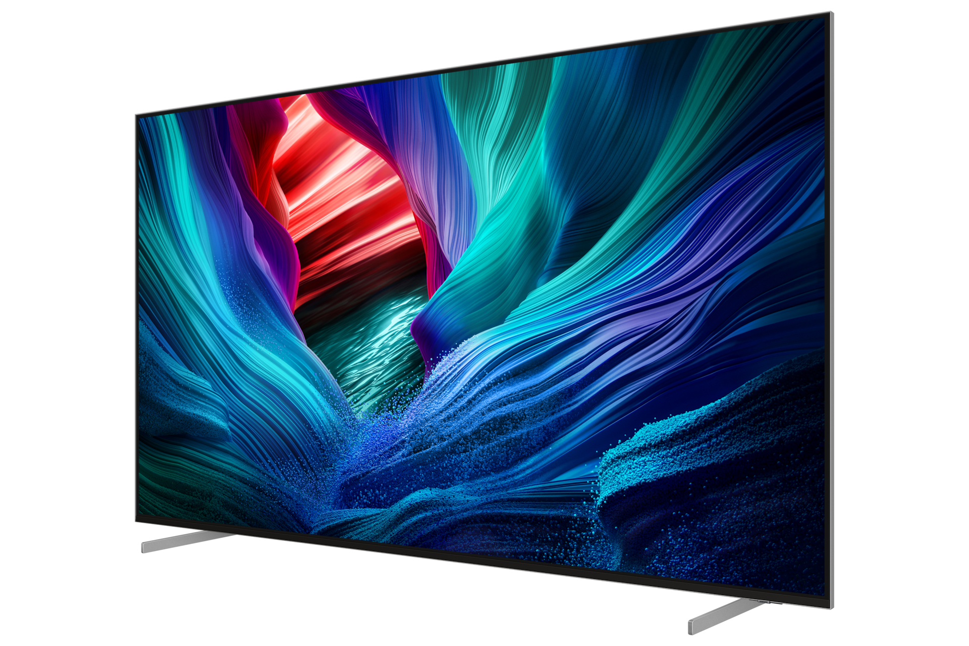 115" Micro RGB R95H 4K Samsung Vision AI Smart TV (2025) R-Perspective Silver 