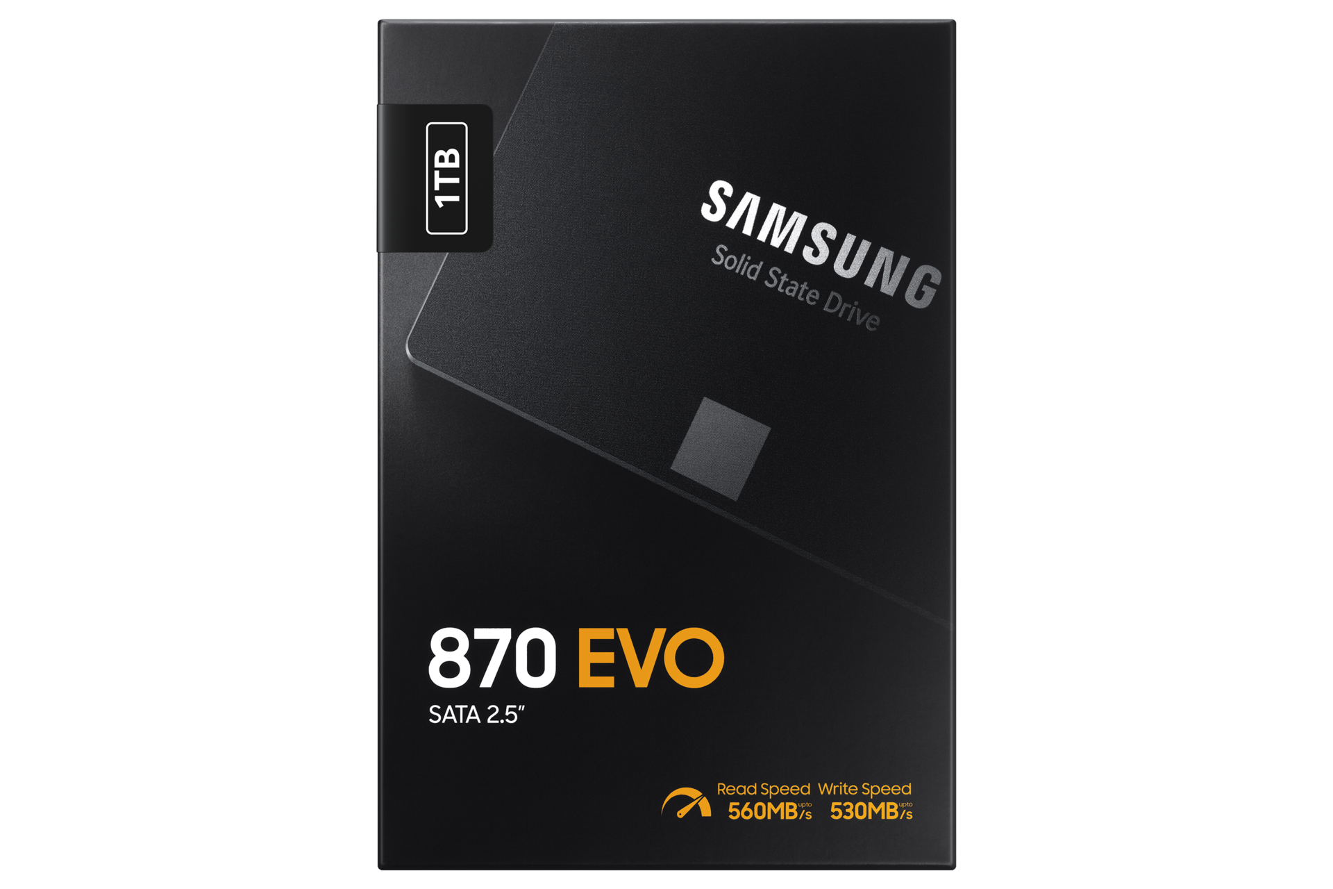 SSD 870 EVO SATA III  2.5 inch PKG-Front Black 