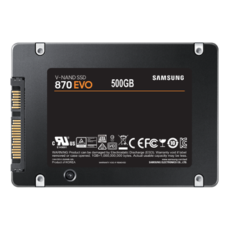 SSD 870 EVO SATA III  2.5 inch Back Black 