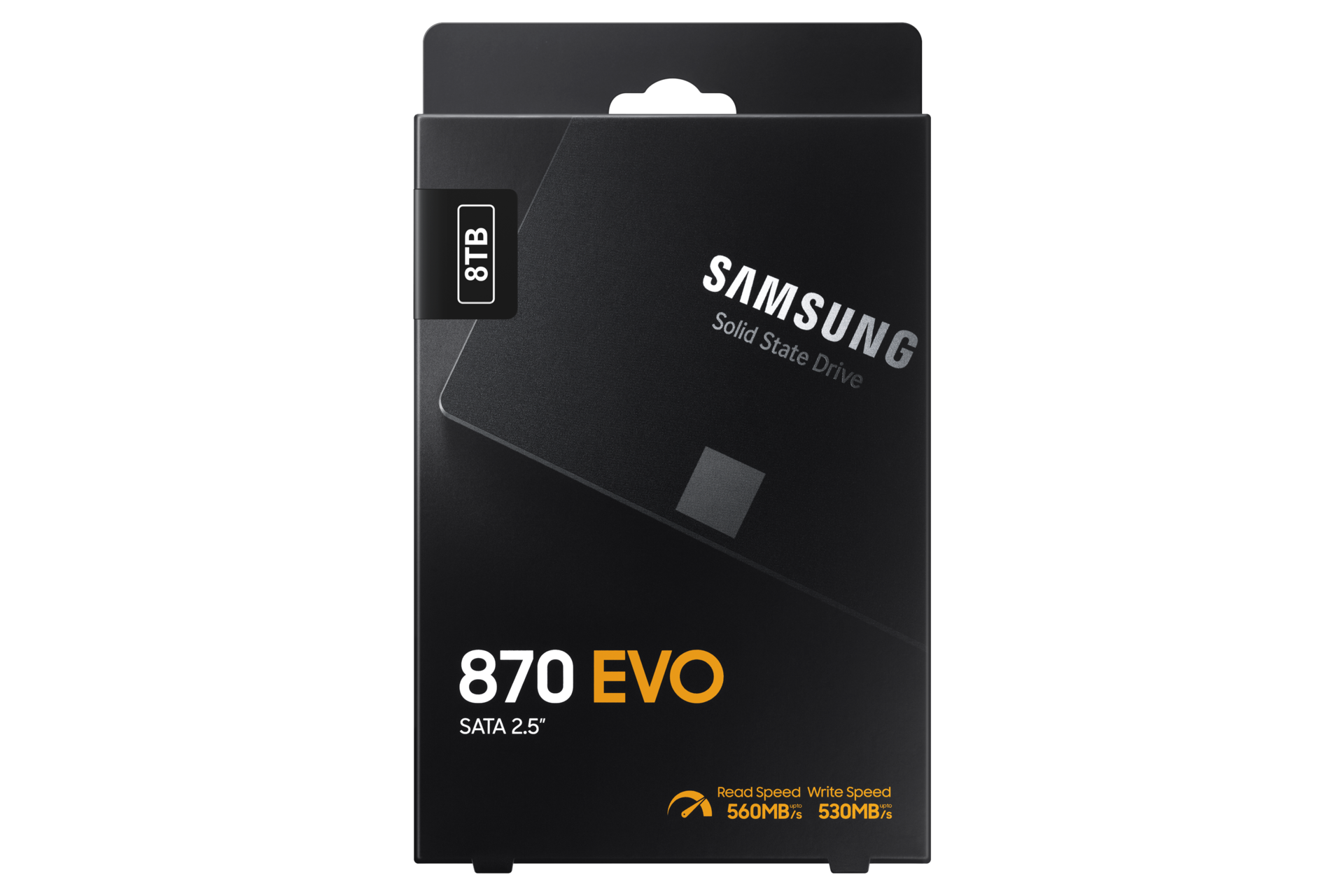 SSD 870 EVO SATA III  2.5 inch PKG-Front Black 