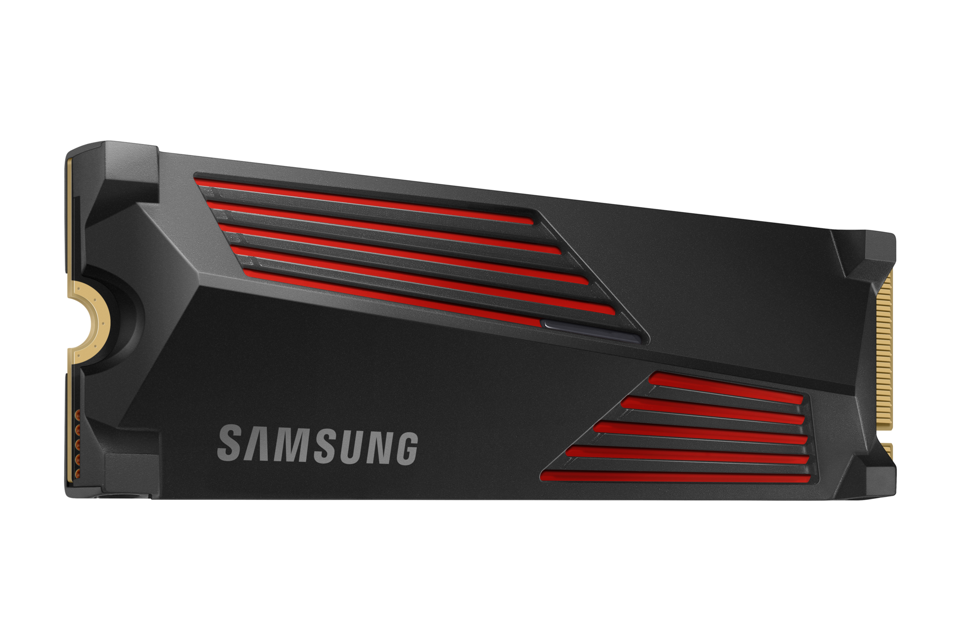 990 PRO With Heatsink (散热片版) PCIe 4.0 NVMe M.2 固态硬盘 L-Perspective-with-Heatsink Black 