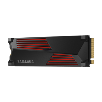 990 PRO With Heatsink (散热片版) PCIe 4.0 NVMe M.2 固态硬盘 R-Perspective-with-Heatsink Black 