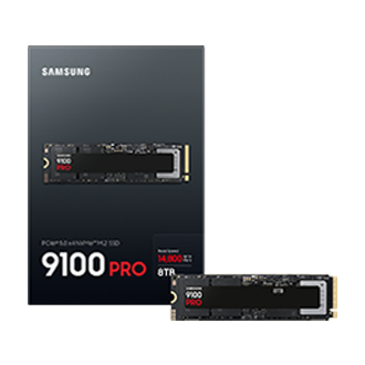 9100 PRO PCIe 5.0 NVMe M.2 固态硬盘 PKG-Full-Shot Black 