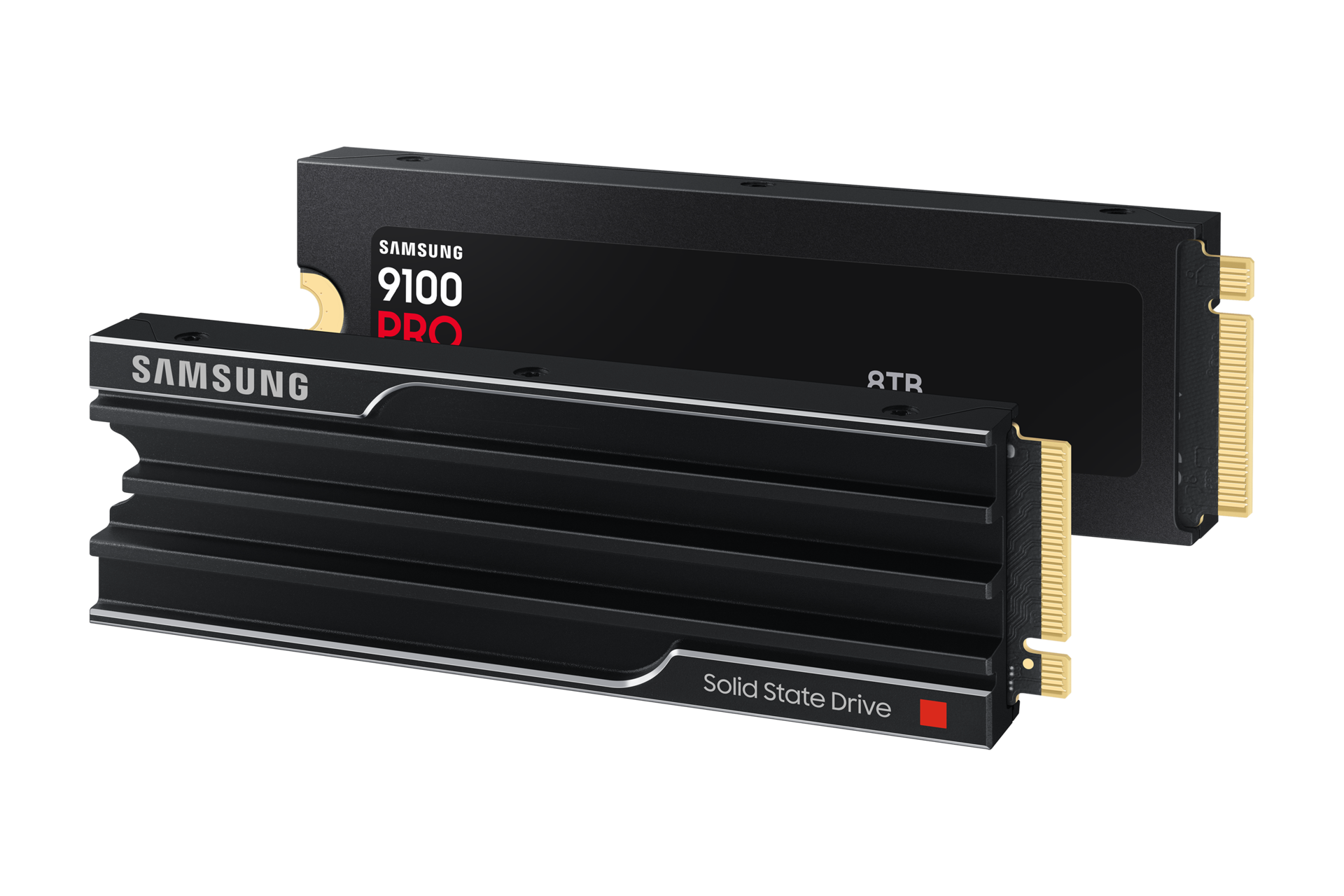 9100 PRO With Heatsink (散热片版) PCIe 5.0 NVMe M.2 固态硬盘 R-Perspective-Set Black 